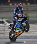 아찔한 질주…카타르 모터사이클 그랑프리 스프린트 레이스 | 연합뉴스