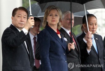 한미 외교.국방장관 최전방 동시 방문(종합) | 연합뉴스