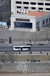 김책공업종합대학 앞 아침 풍경 | 연합뉴스