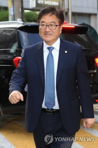 국회의장 만찬 참석한 우원식 원내대표 | 연합뉴스