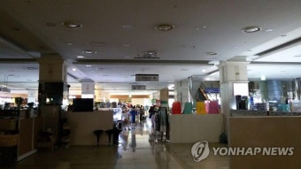 휴일 오후 정전 '날벼락'…쇼핑몰 극장서 피하고 승강기 멈추고 | 연합뉴스