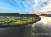 도요새 머물던 김해 낙동강 마을의 아름다운 일출과 일몰 | 연합뉴스