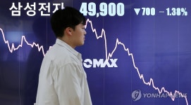 삼성전자, 4만전자 추락 | 연합뉴스