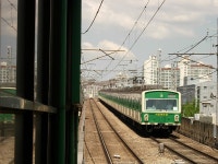 플렙식 행선기 사진이 그립다면 스크린도어가 없던 시절이 더 나을지도... - 철도(지하철) 갤러리