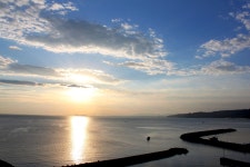 [500d]어선 1/4초 패닝, 방파제 일출 - 캐논 갤러리