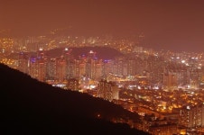 [지방최고도시 통합창원시] 팔용산에서 본 창원과 마산의 경계지점. - 도시 갤러리