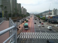 석수역∼안양육교 삼거리 구간 1km의 간선급행버스체계(BRT)를 개통 - 버스 갤러리