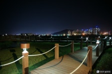 목포 남악신도시 수변공원 및 야경 - 도시 갤러리