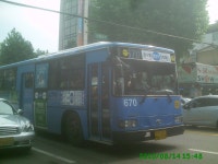 아직 670번이 서울교통네트웍과 보성운수가 공배하고 있음. - 버스 갤러리