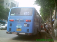아직 670번이 서울교통네트웍과 보성운수가 공배하고 있음. - 버스 갤러리
