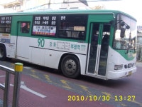 90-1번에서 운행한 선진버스 90번 차량 - 버스 갤러리