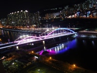 [부산]수영 4호교 조명설치완료 - 도시 갤러리