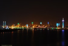 포스코 야경과 포스코로 일루미네이션입니다. - 도시 갤러리