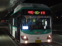 부천버스 83번 막차하고 88번 첫차 (송내역-3시45분발) 이용시승기. - 버스 갤러리