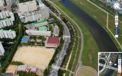하늘에서 보는 양천구 고등학교 - 양천구 갤러리