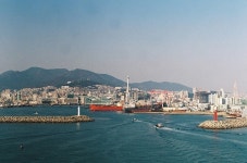 [볼링공]남항, 남항대교. - 도시 갤러리