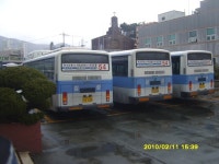 그토록 결계가 단단해서 뚫기가 힘들었던 삼성여객 차고지 공략!!! - 버스 갤러리