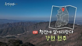 [풍경여지도] 청산에 살어리랏다 - 강원 원주 2부 | 연합뉴스