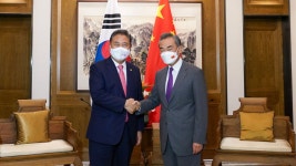 한중외교장관 회담…박진 