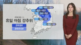 [날씨] 휴일 아침 강추위, 낮에 풀려…중부 눈 조금 | 연합뉴스