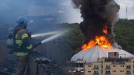 [사건사고] 교회 화재로 100여명 대피…요양병원서 흉기 휘둘러 | 연합뉴스