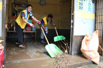 <르포> 한달새 두번 침수 대구 노곡동 '전쟁터' | 연합뉴스