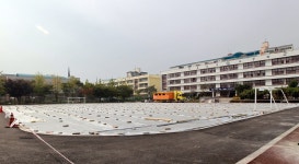 학교운동장 석면 노출 대책 세우라 | 연합뉴스