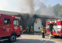 춘천국군병원 약품 창고 화재 | 연합뉴스