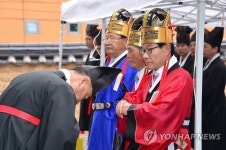 울주군 임란공신 추모제례 | 연합뉴스