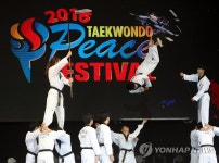 8천명 행진한다던 태권도세계평화축제 결국 흐지부지 | 연합뉴스