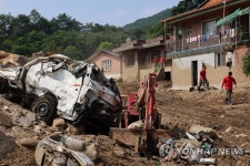 예천 실종자 1명 시신으로, 경북 사망 25명…939명 일시 대피 중 | 연합뉴스