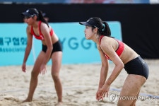 '모래와 배구'…2023서울 국제 여자 비치발리볼 대회 | 연합뉴스