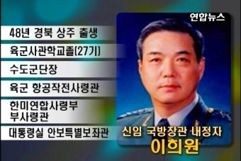 靑, 후임 국방장관 인선 진통(종합) | 연합뉴스