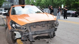 국립중앙의료원서 택시 돌진 사고…기사 등 4명 부상 | 연합뉴스