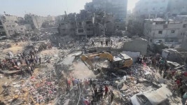 이스라엘 가자지구 학교·난민캠프 공습…13명 숨져 | 연합뉴스