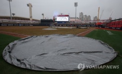 프로야구 수원·광주·잠실·사직 경기 우천 취소 | 연합뉴스