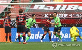 -프로축구- '심동운 극장골' 포항, 전북과 극적인 무승부 | 연합뉴스