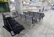 신종코로나 여파…텅 빈 국제여객선터미널 | 연합뉴스