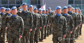 파병 신고합니다…한빛부대 18진, 8개월간 남수단으로 | 연합뉴스