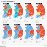 [그래픽] 6.1 지방선거 역대 광역단체장 결과 | 연합뉴스