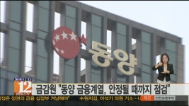 금감원 동양 금융계열사, 시장 안정될 때까지 점검 | 연합뉴스