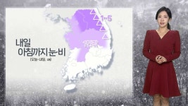 [날씨] 내일 아침까지 중부 눈·비…전국 공기질 나쁨 | 연합뉴스