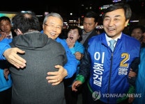  이종걸 후보 지원유세하는 김종인 | 연합뉴스