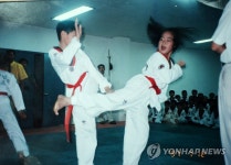 <올림픽> 오혜리의 예비 금빛 발차기 | 연합뉴스