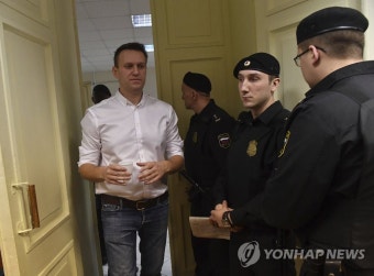 反푸틴 러 야권인사 나발니 다시 유죄 판결 | 연합뉴스