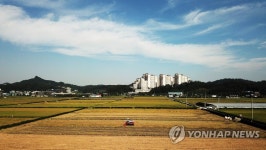 가을 농촌, 하늘은 푸르고 들은 익어가고 | 연합뉴스