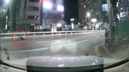 왕복 6차선 중앙분리대 옆에 잠든 주취자…다행히 경찰이 발견 | 연합뉴스