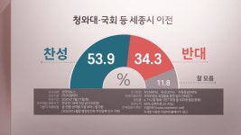 "청와대·국회 세종시 이전 찬성 53.9%" <리얼미터> | 연합뉴스