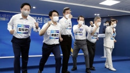 [녹취구성] 與 본경선 진출자 6명, 필승다짐 한목소리 | 연합뉴스