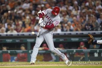 8이닝 1실점 호투에 MLB 올 시즌 첫 40호 홈런 친 오타니 | 연합뉴스